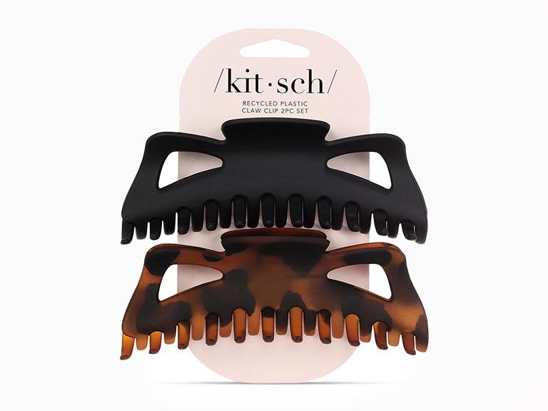 ktchhtl1045893_kitsch_ktchhtl1045893_jumbo_classic_claw_clips_2pc___recycled_plastic_brown_black_full
