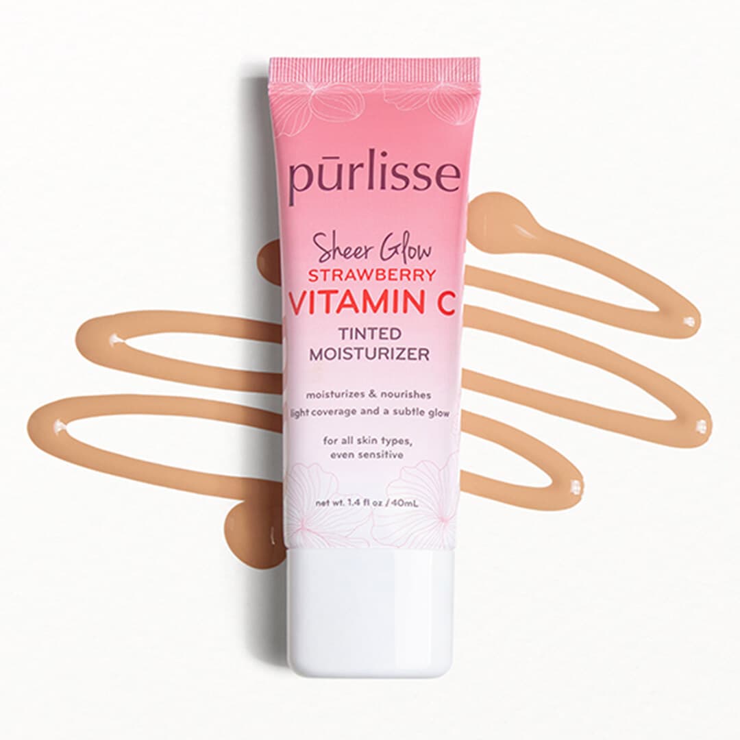 PURLISSE BEAUTY Sheer Glow Strawberry Vitamin C Tinted Moisturizer