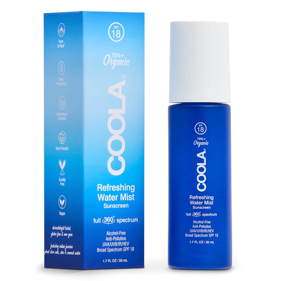 COOLA Refreshing Water Mist Organic Face Sunscreen SPF 18