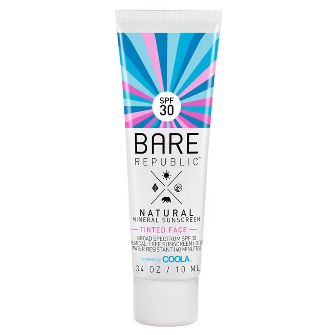 BARE REPUBLIC SPF 30 Tinted Mineral Face Sunscreen Lotion