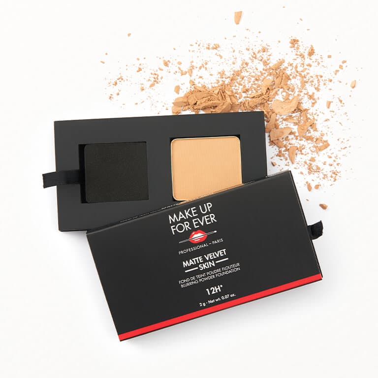 A photo of MAKE UP FOR EVER Matte Velvet Skin Blurring Powder Foundation