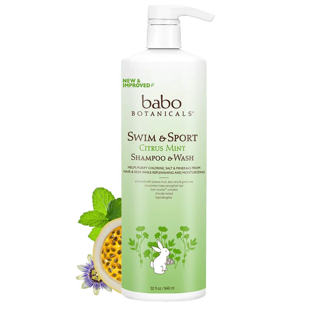 BABO BOTANICALS Swim & Sport Citrus Mint Shampoo & Wash