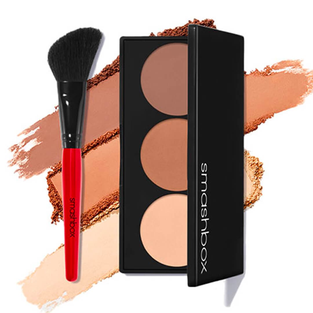 SMASHBOX COSMETICS Step by Step Contour Palette + Brush