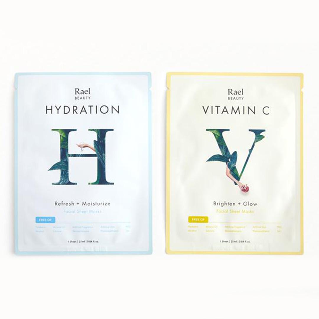 RAEL Hydration and Vitamin C Facial Sheet Masks