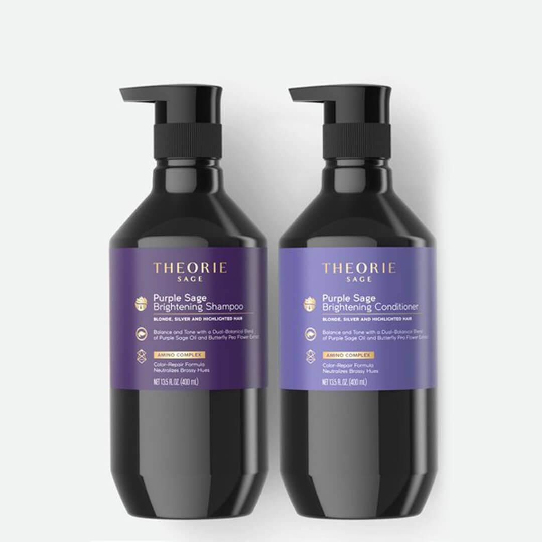 THEORIE Sage Purple Sage Brightening Shampoo & Condition Set