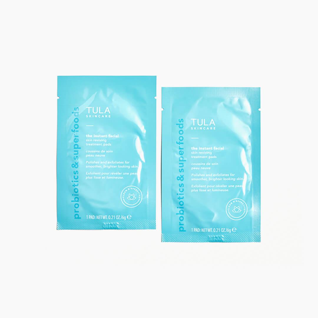 TULA SKINCARE The Instant Facial Dual-Phase Skin Reviving Treatment Pads