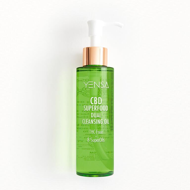 An image of YENSA CBD SuperFood Dual Cleansing Oil.