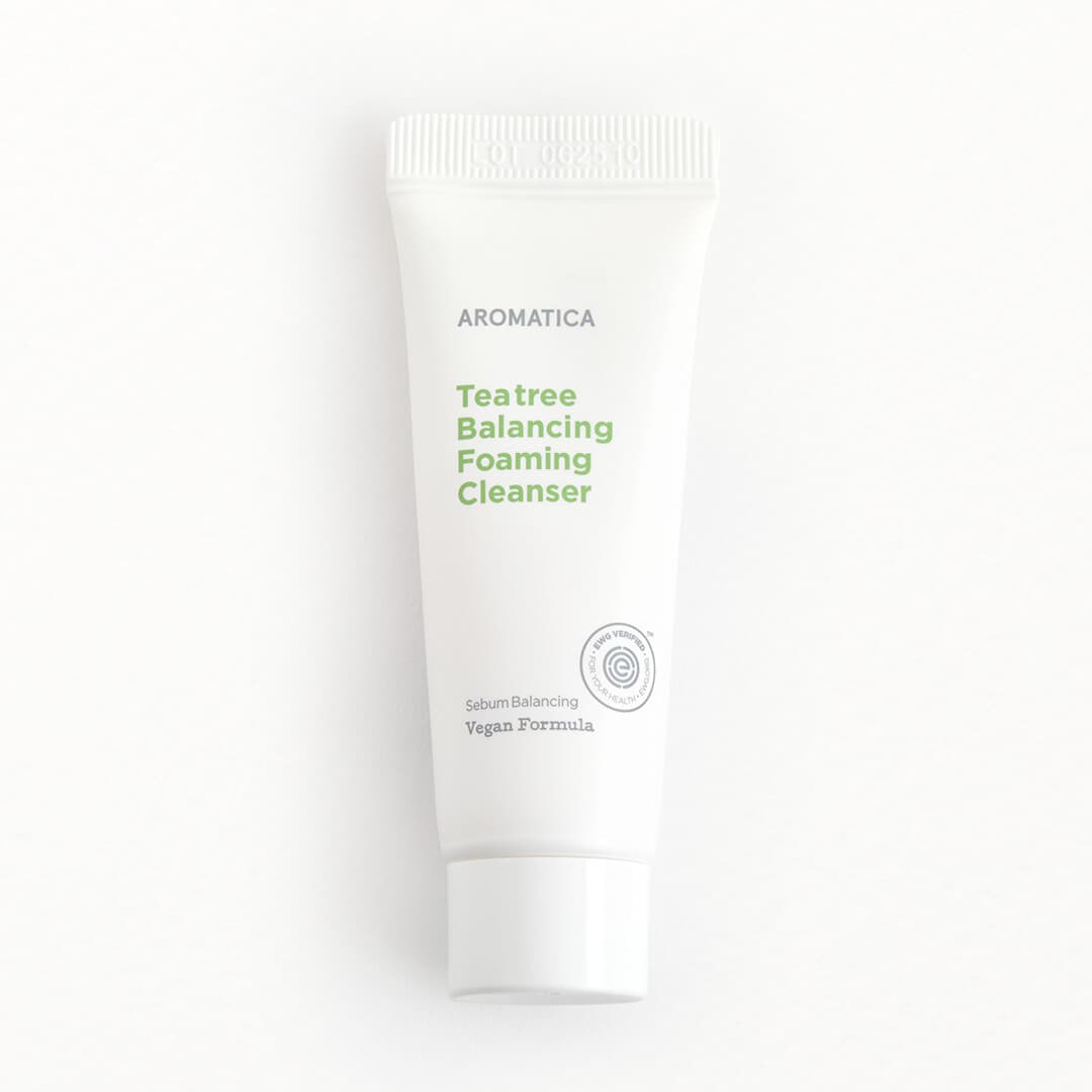 An image of AROMATICA Tea Tree Balancing Foaming Cleanser.