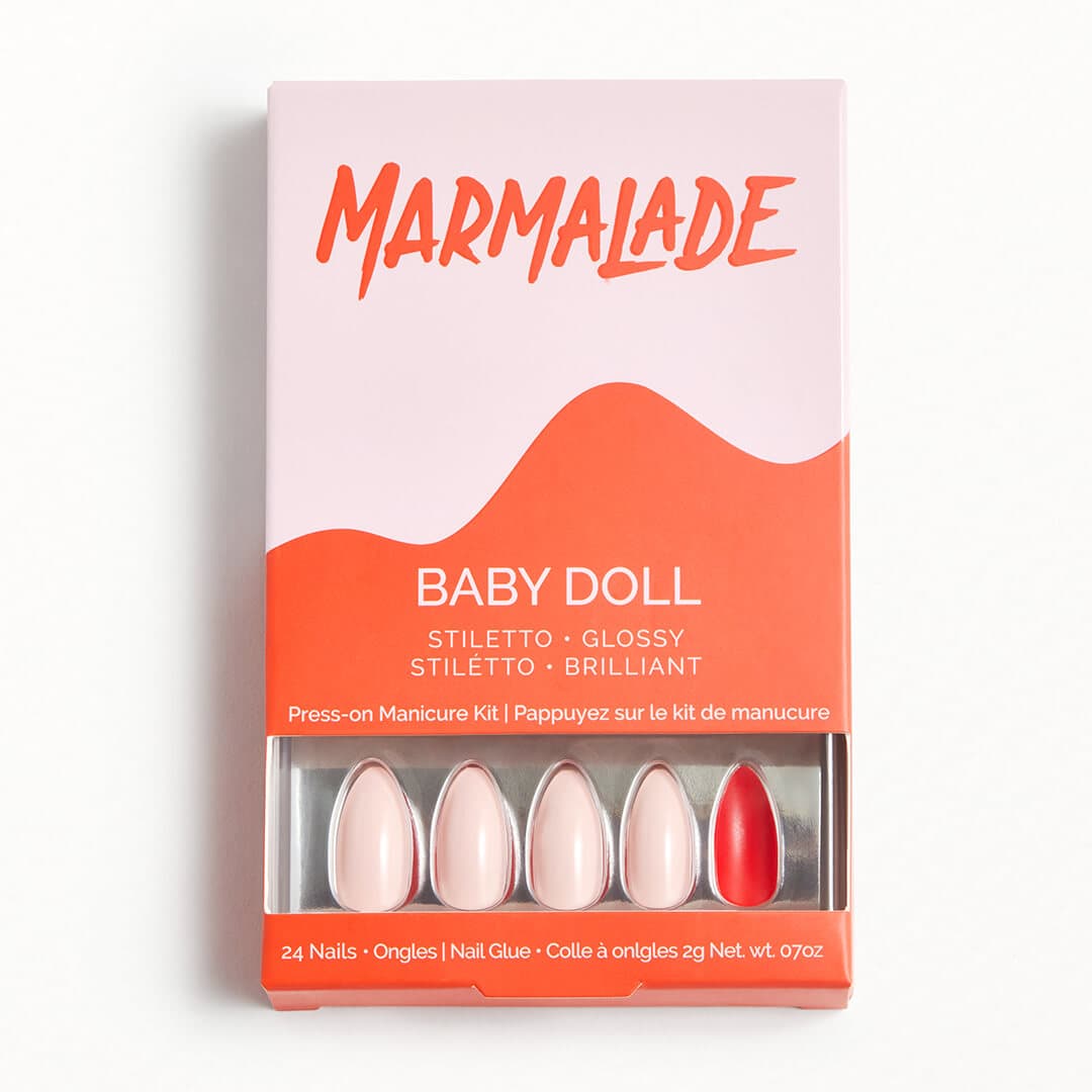 MARMALADE NAILS Press-on Manicure Kit in Baby Doll | Stiletto