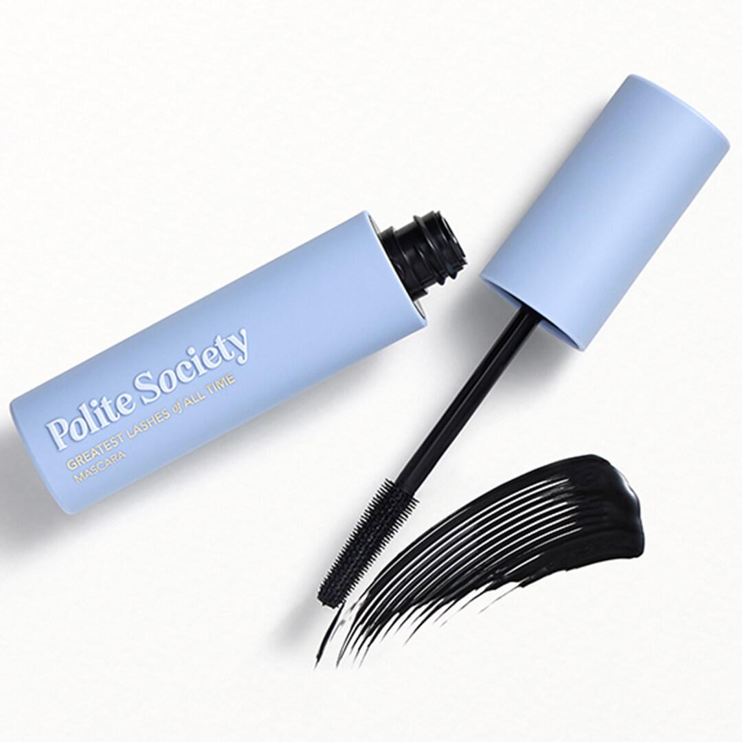 POLITE SOCIETY Greatest Lashes of All Time Volumizing, Lengthening, Lifting & Curling Mascara in Beyond Black