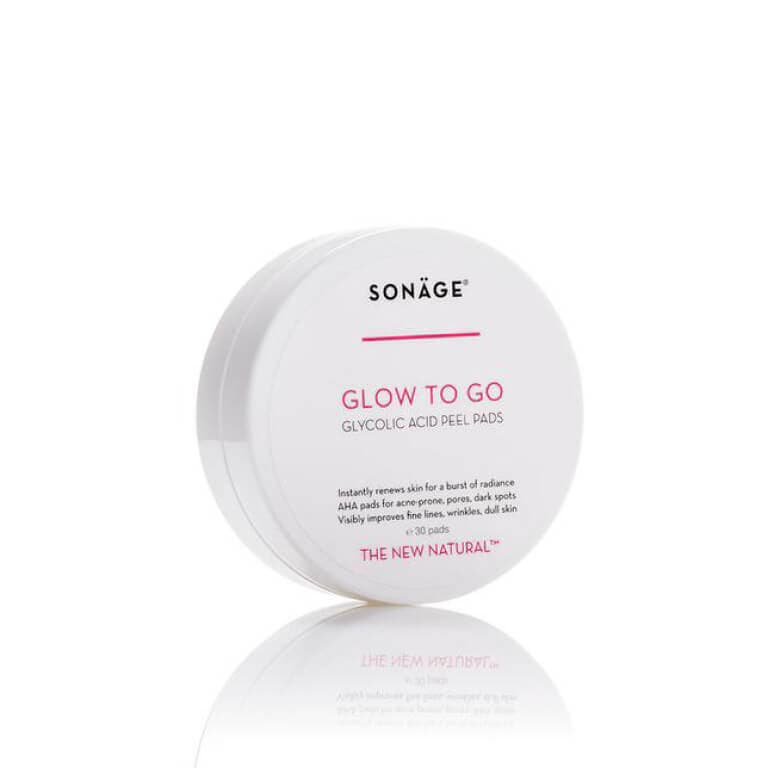 Sonäge Skincare Glow to Go Glycolic Acid Peel Pads