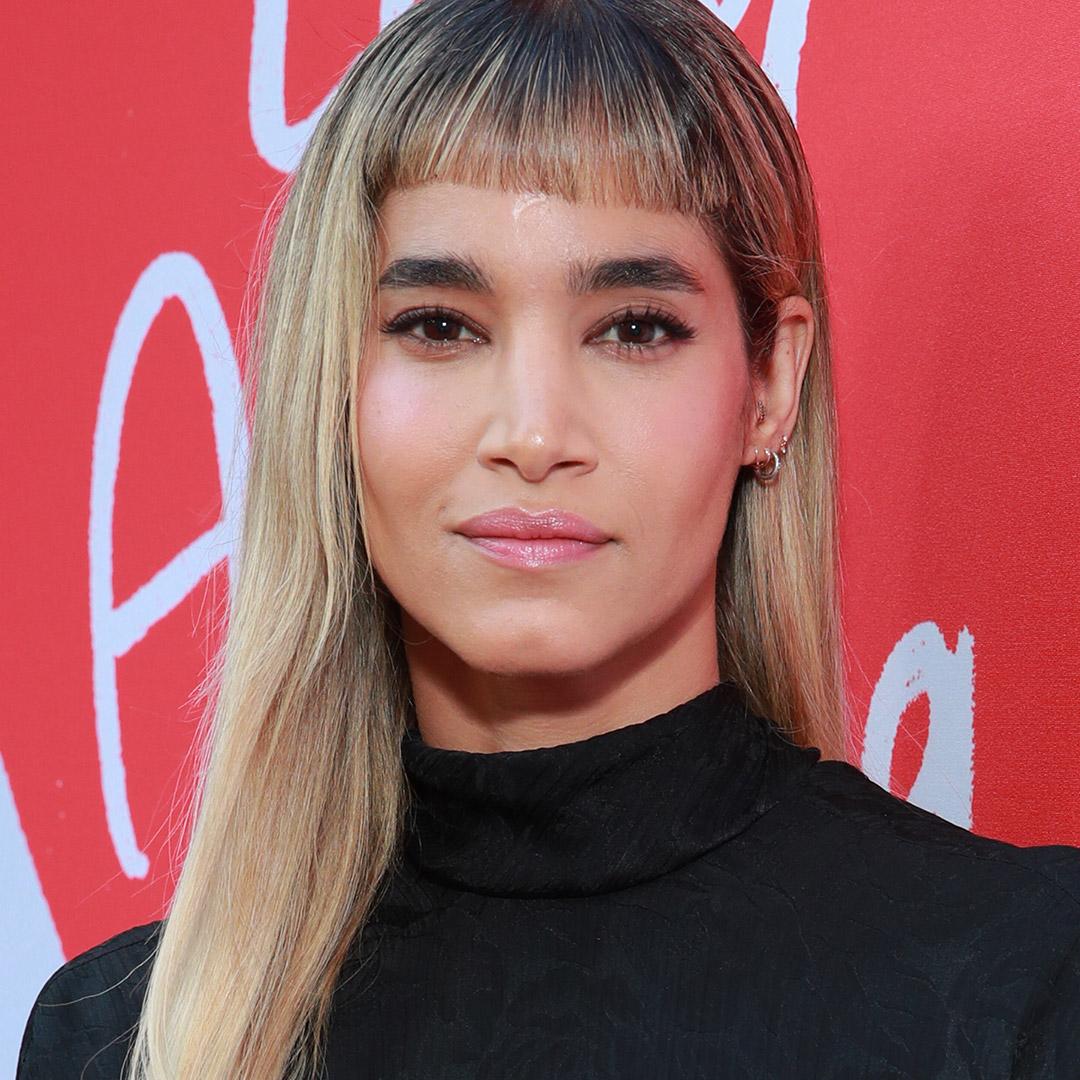 A photo of Sofia Boutella with bendy baby bangs