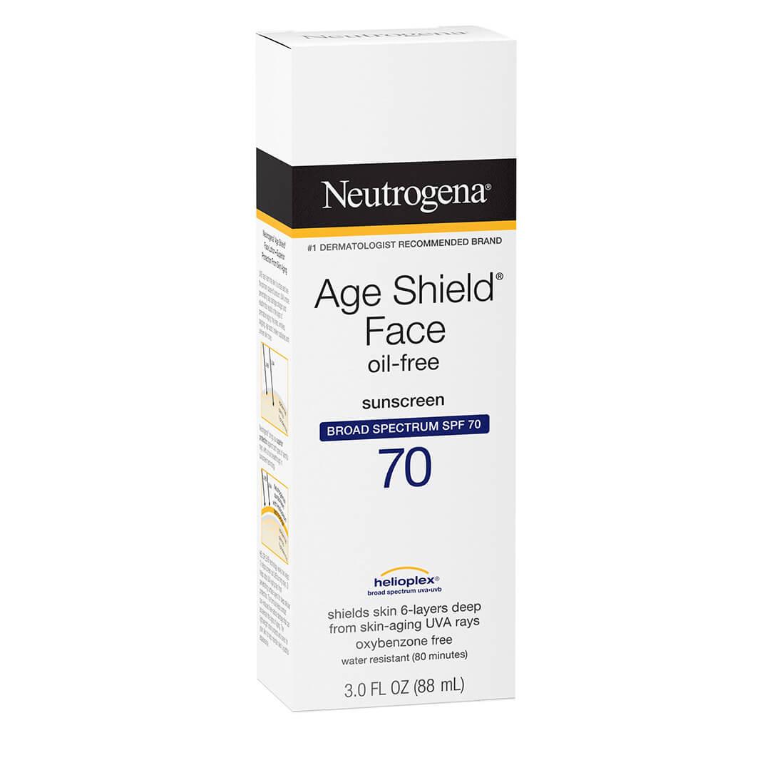 NEUTROGENA Age-Shield Face Oil-Free Oxybenzone-Free Sunscreen Broad Spectrum SPF 70