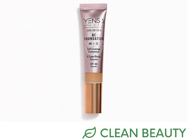 YENSA BEAUTY Skin on Skin BC Foundation in Medium Warm_Clean