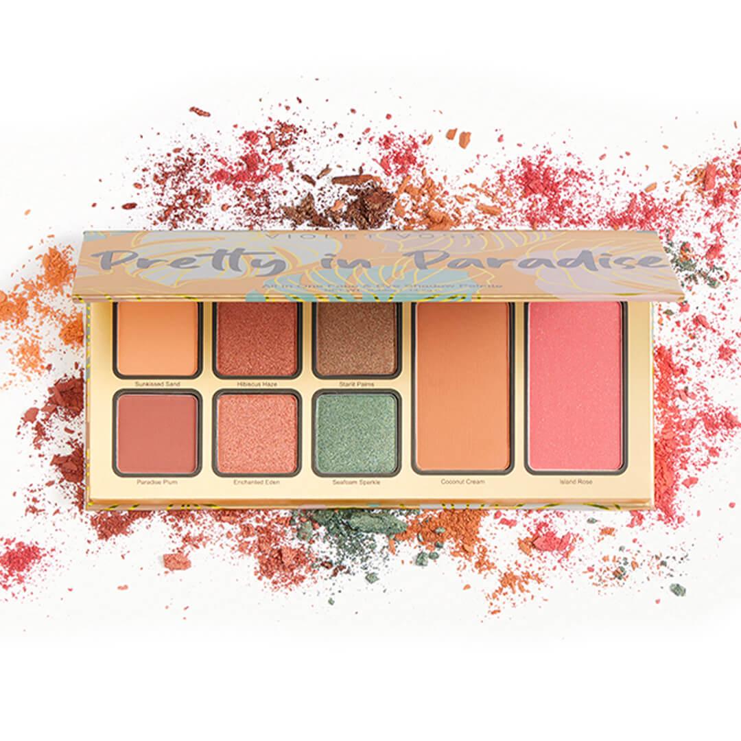VIOLET VOSS Pretty in Paradise All in One Face & Eye Shadow Palette