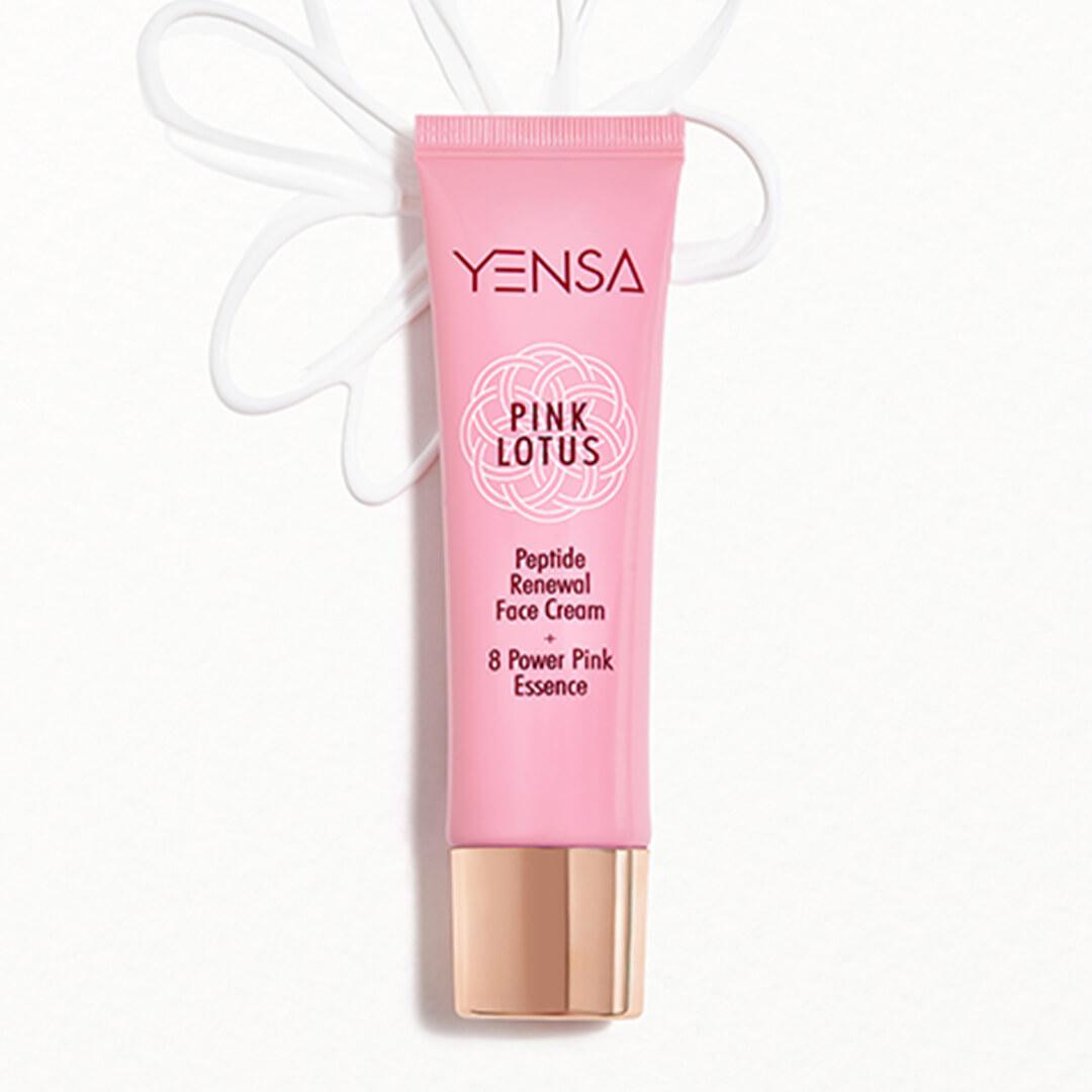 YENSA BEAUTY Pink Lotus Peptide Renewal Face Cream