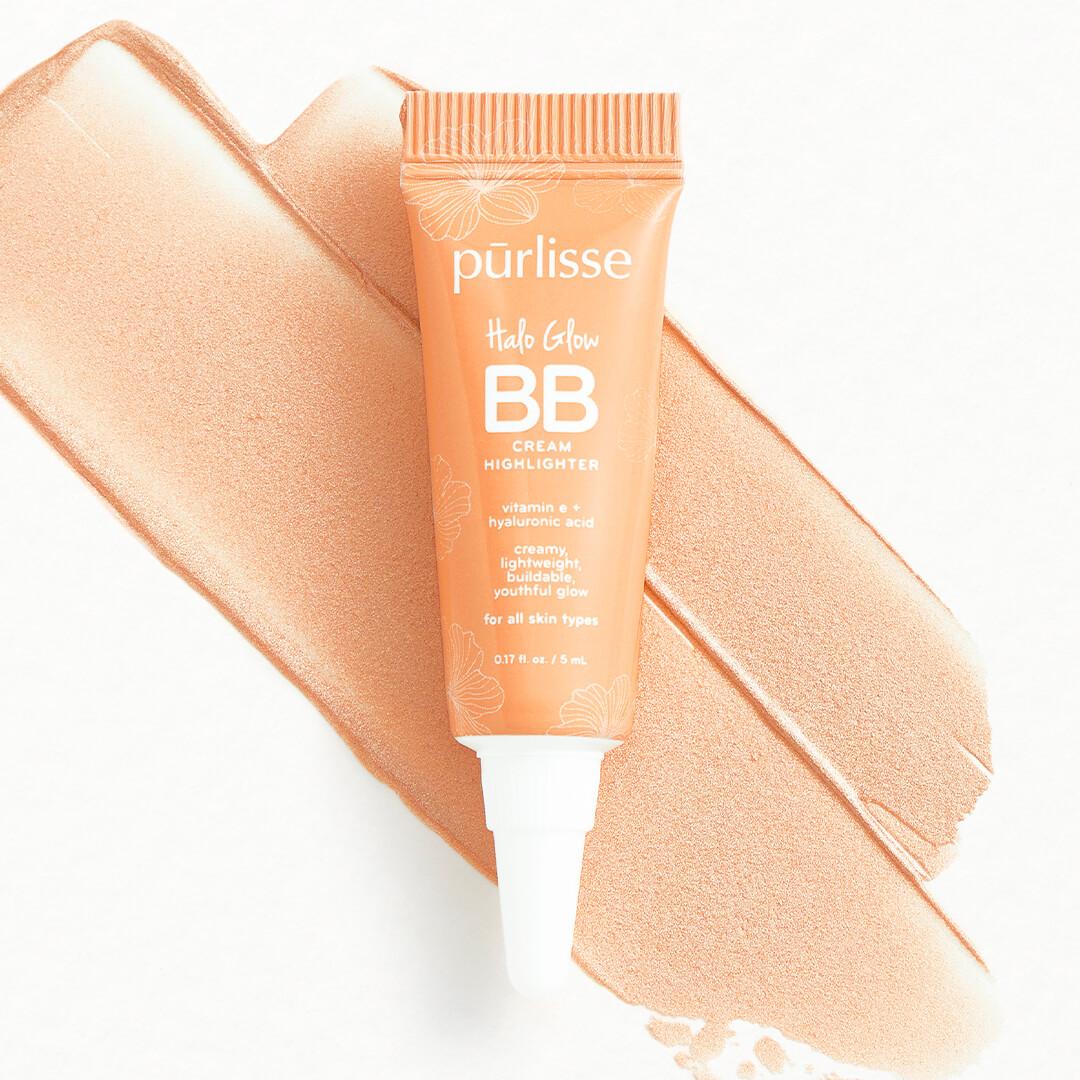 PURLISSE BEAUTY Halo Glow BB Cream Highlighter in Champagne Gold