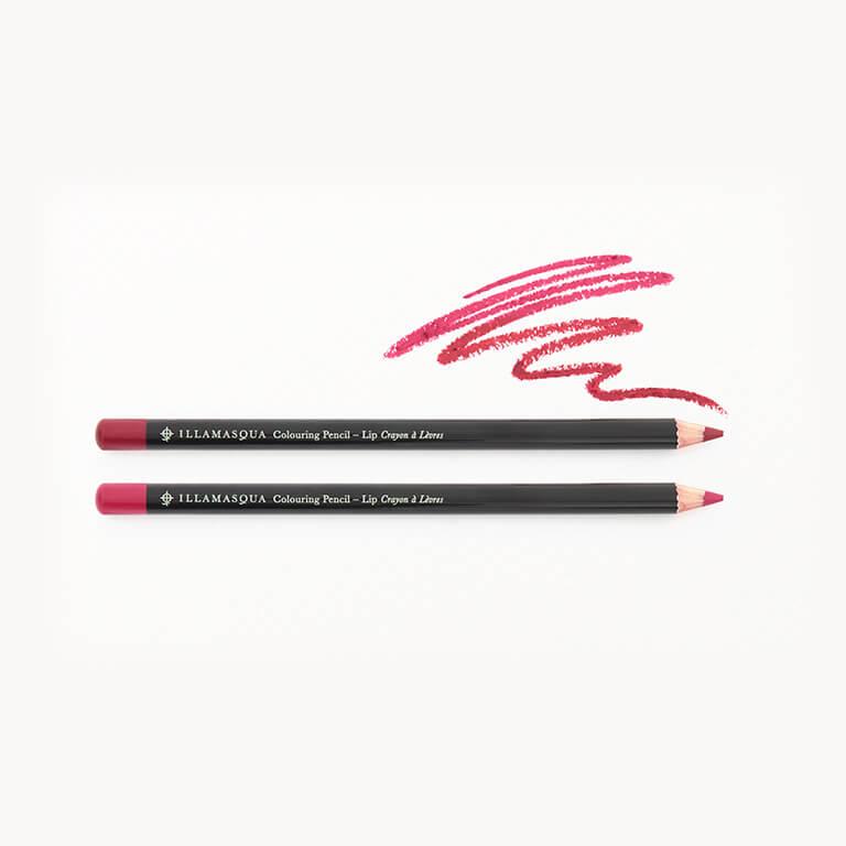 An image of ILLAMASQUA Lip Colouring Pencil Duo in Lust & Media
