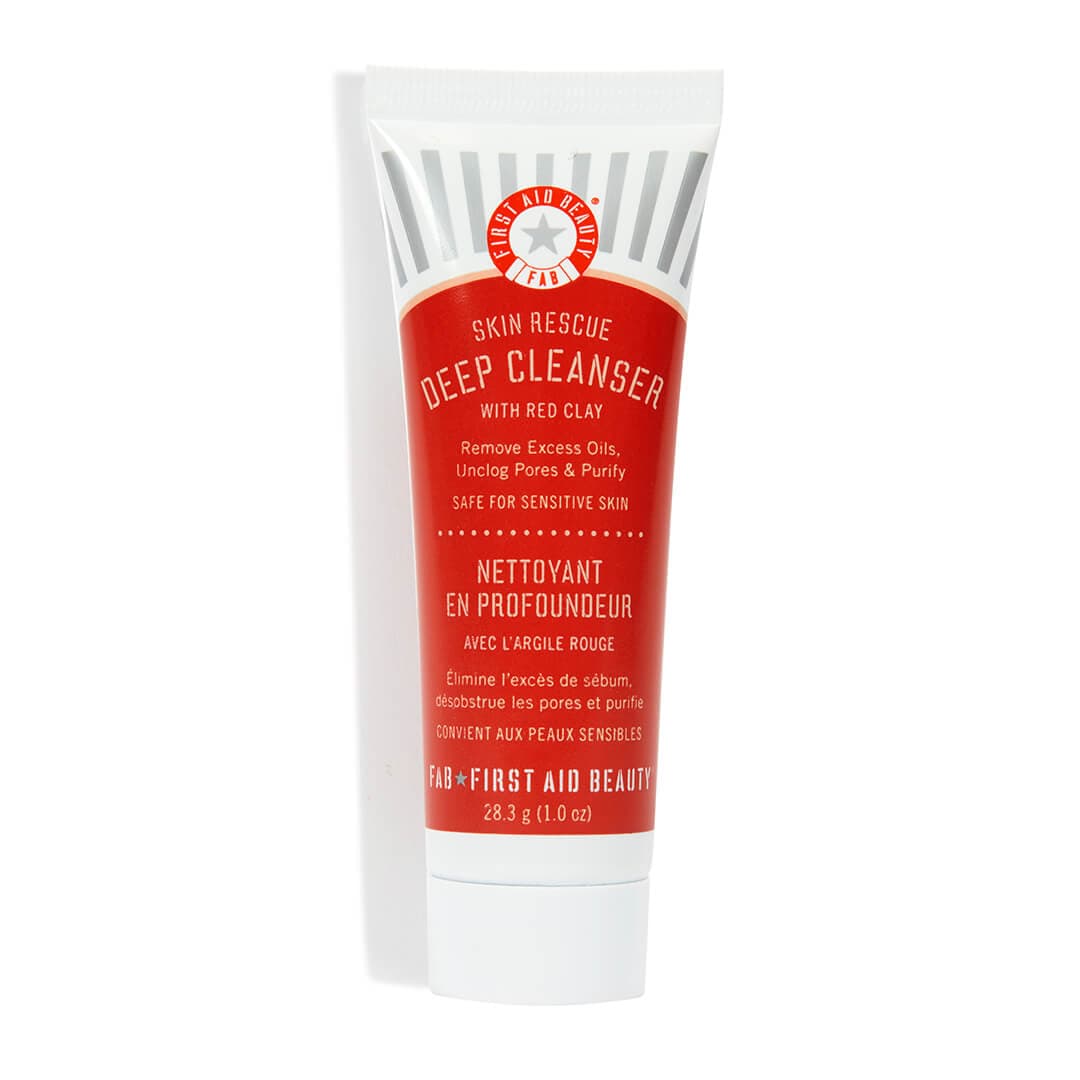 FIRST AID BEAUTY Skin Rescue Deep Cleanser with Red Clay