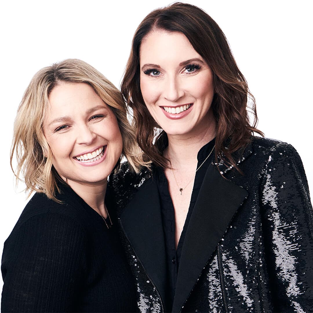 Profile image of Clea Shearer and Joana Teplin smiling and looking glam