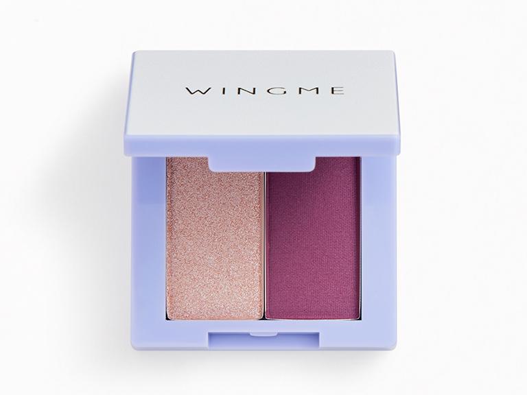 WINGME COSMETICS Ambitious Eyeshadow Duo in Rose & Crushed