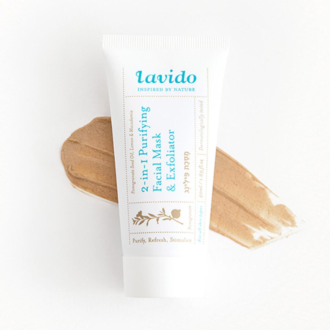 LAVIDO 2-in-1 Purifying Facial Mask and Exfoliator