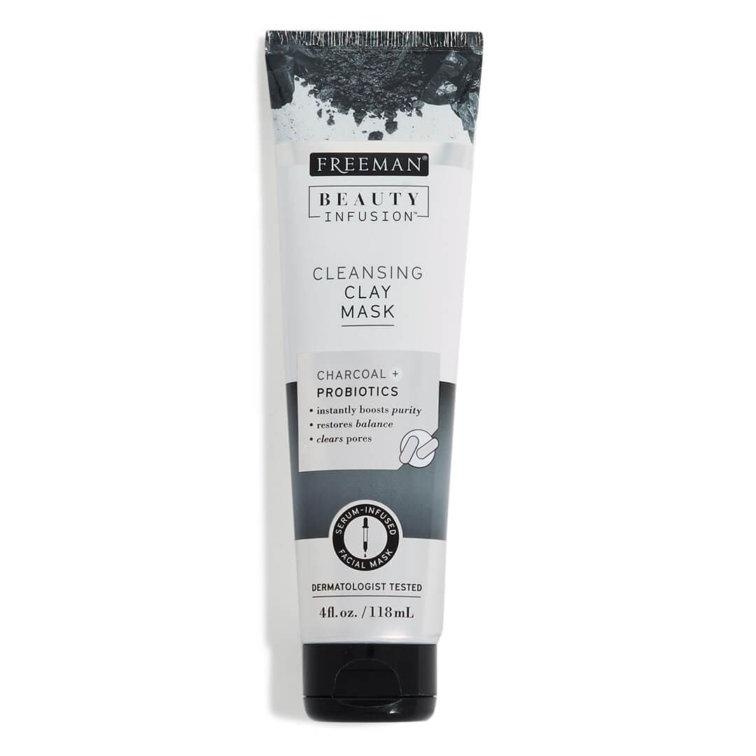 BEAUTY INFUSION Cleansing Clay Mask Charcoal & Probiotics