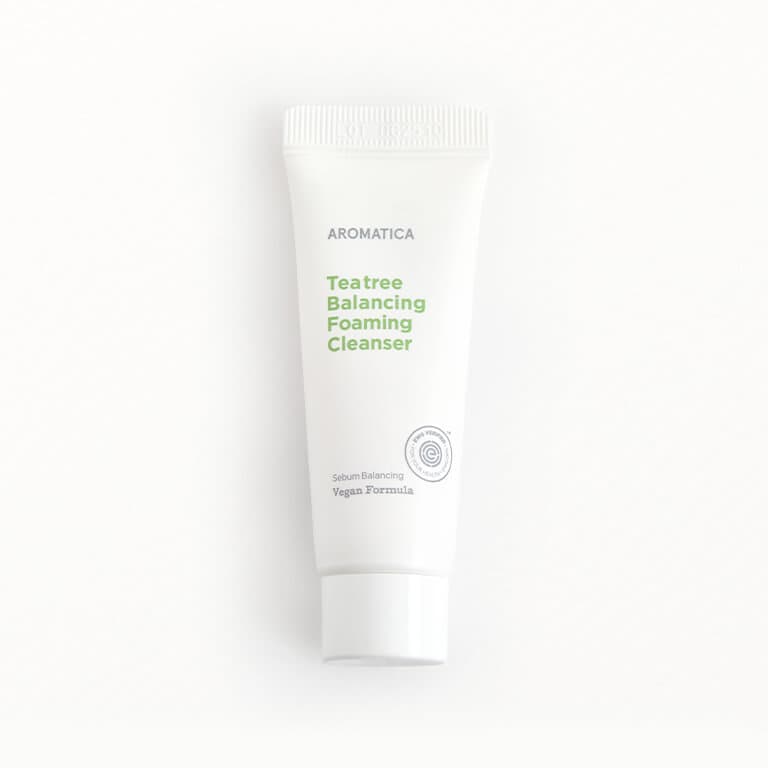 An image of AROMATICA Tea Tree Balancing Foaming Cleanser