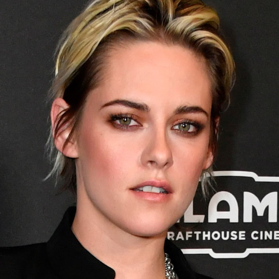 A photo of Kristen Stewart with chunky highlights