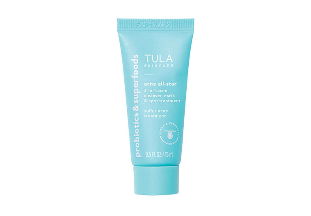 TULA SKINCARE Acne All-Star 3-in-1 Cleanser, Mask & Spot Treatment