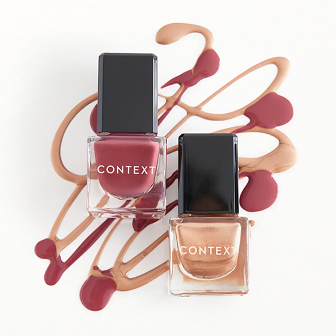 CONTEXT SKIN Nail Polish Duo in Rocket Queen and Don't Cry
