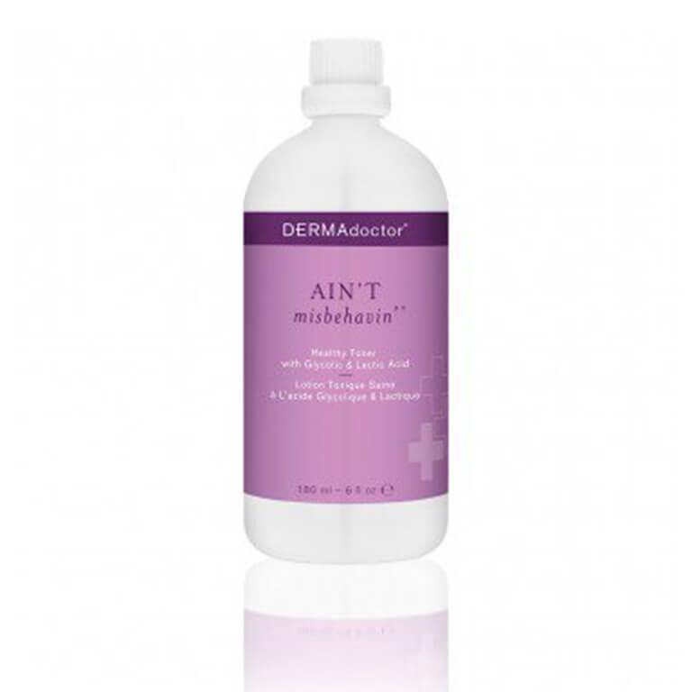 DERMADOCTOR Ain’t Misbehavin’ Healthy Toner with Glycolic & Lactic Acid