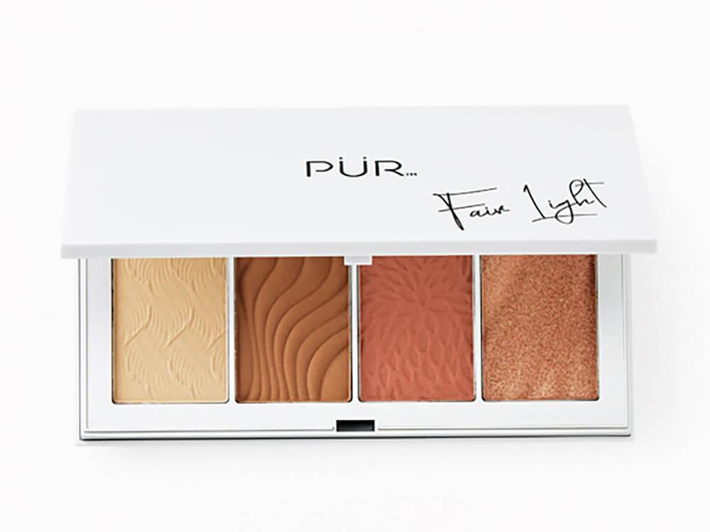PÜR 4-in-1 Skin Perfecting Powders Face Palette in Fair Light