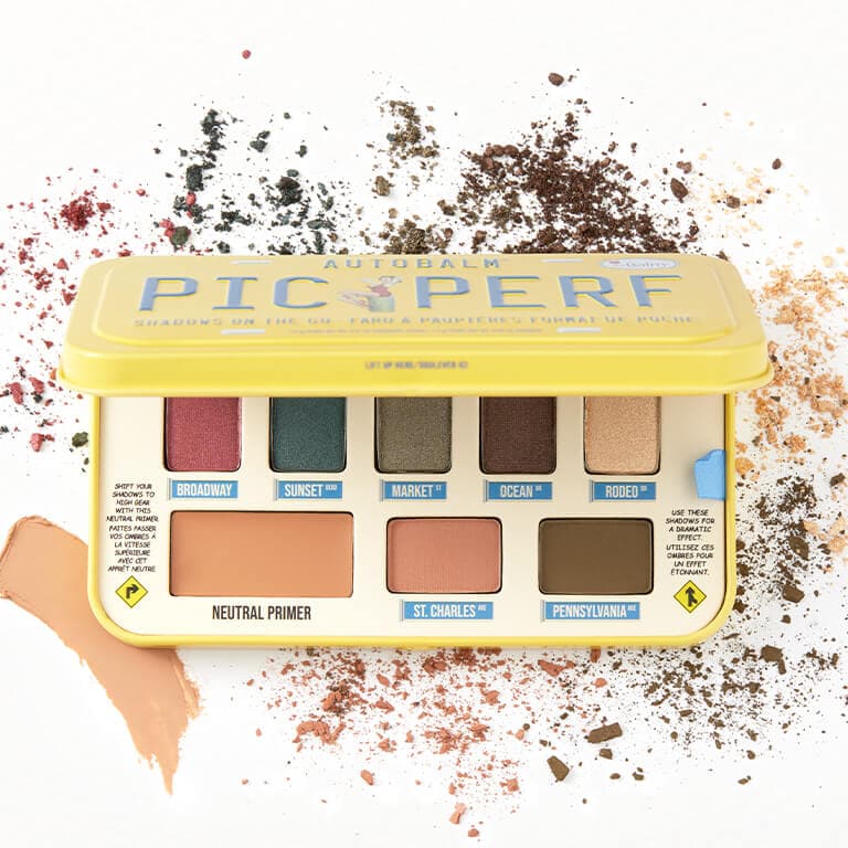 An image of THEBALM COSMETICS AUTOBALM® PIC PERF eyeshadow palette. 