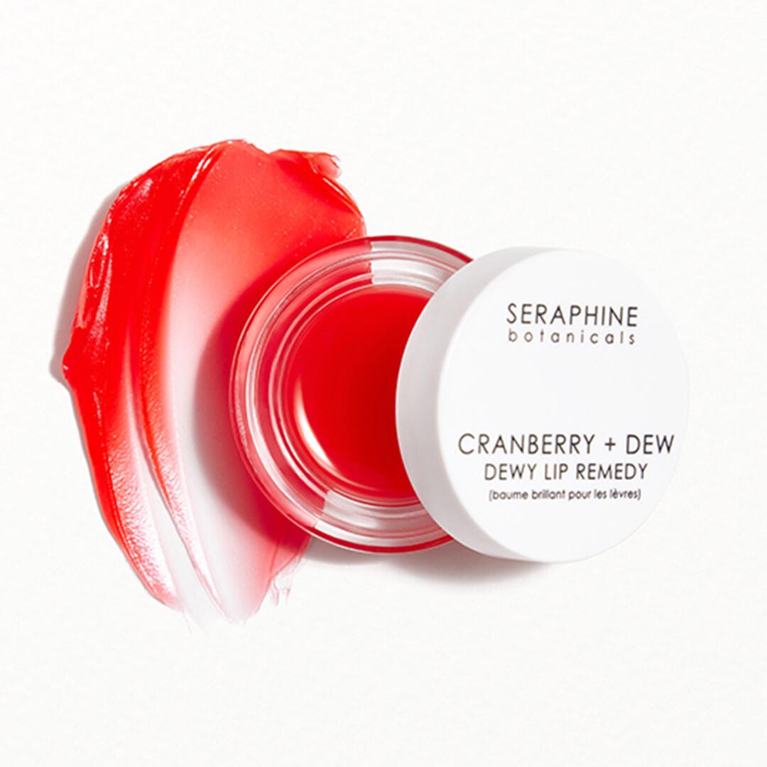 SERAPHINE BOTANICALS Cranberry + Dew Dewy Lip Remedy