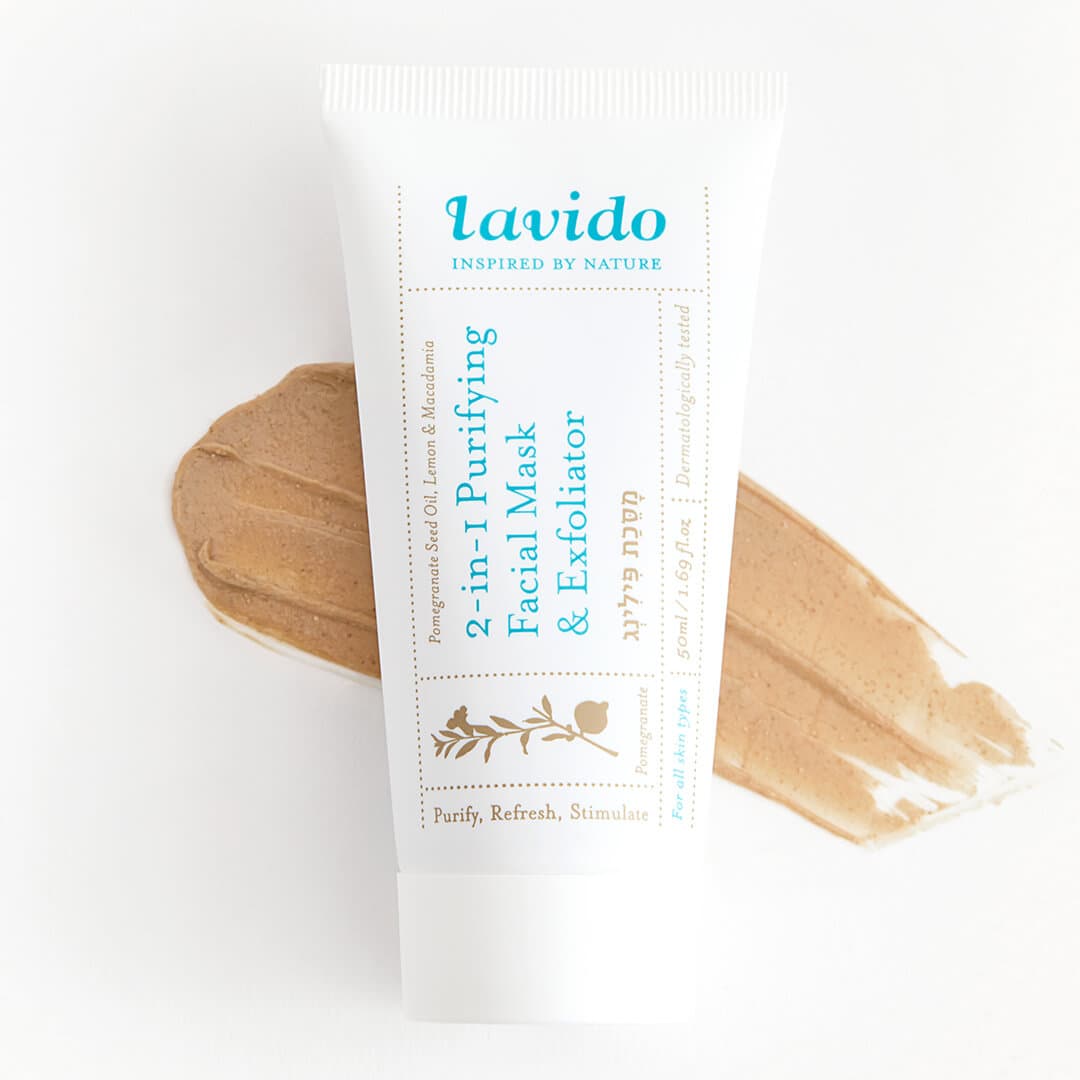 LAVIDO 2-in-1 Purifying Facial Mask and Exfoliator