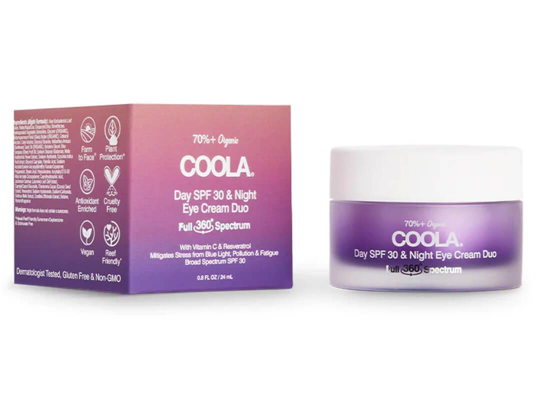 COOLA SUNCARE Full Spectrum 360° Day SPF 30 & Night Organic Eye Cream Duo
