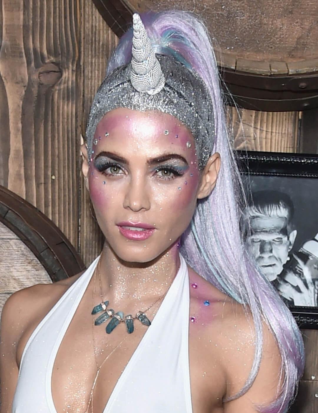 Jenna Dewan Tatum dressed up as a cosmic unicorn for Halloween