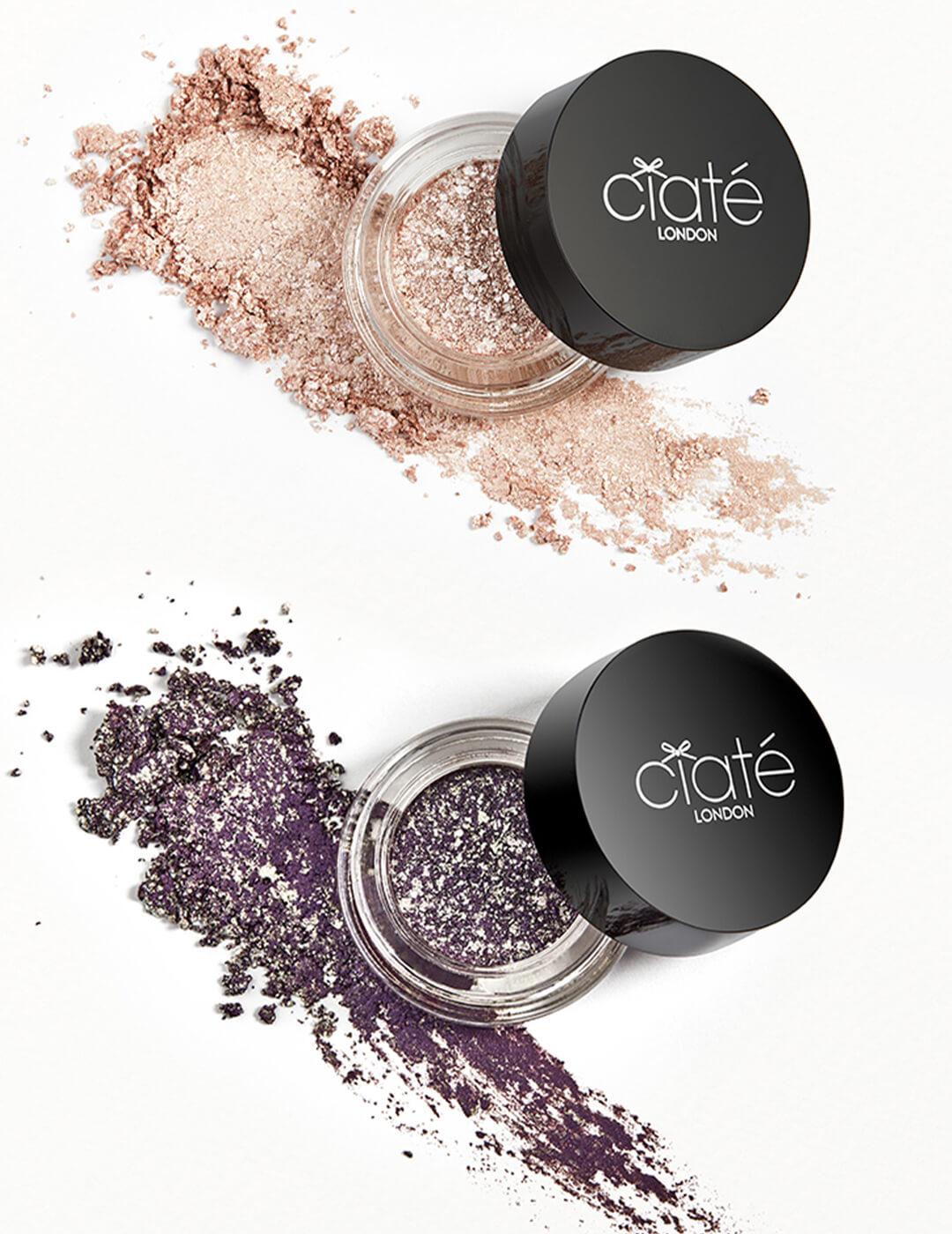CIATÉ LONDON Marbled Metals Eyeshadows in Entwine and Wicked