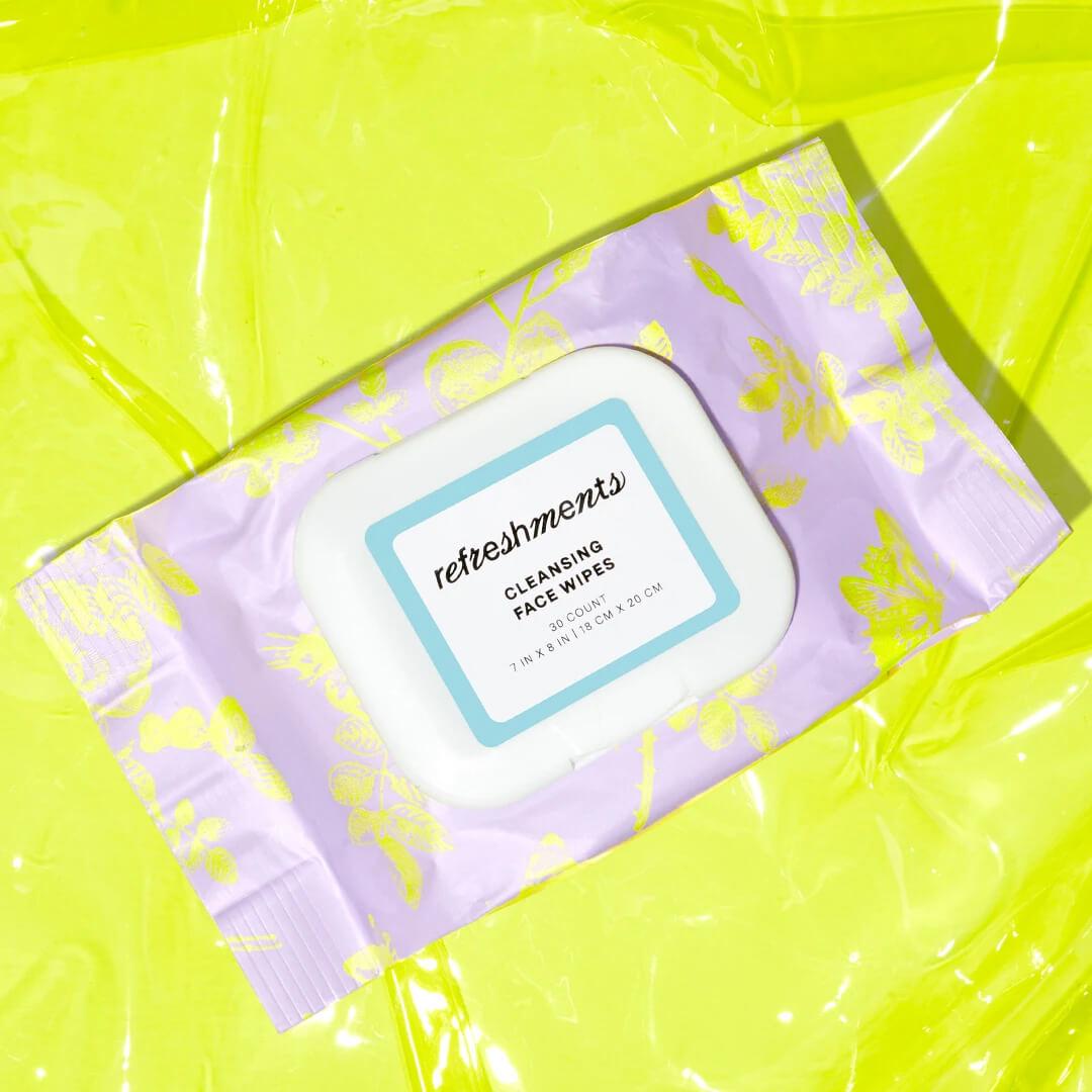 REFRESHMENTS Cleansing Face Wipes