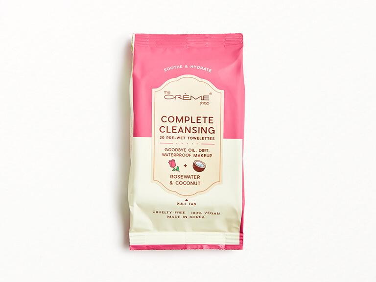 THE CRÈME SHOP Rosewater + Coconut Complete Cleansing Towelettes