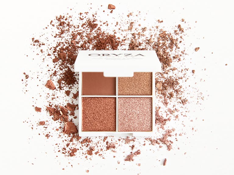 ORYZA BEAUTY Nude Shimmer & Contour Eyeshadow Palette