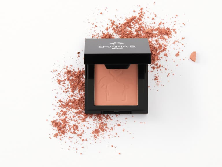 Shaina B Blush in Bellini with swatch