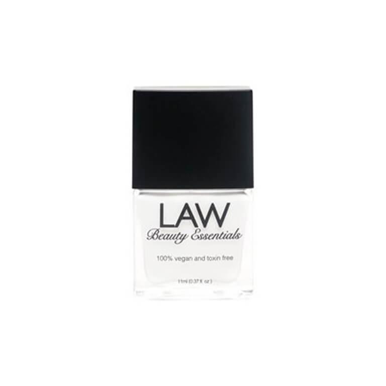 LAW BEAUTY ESSENTIALS nail lacquer in Hashtag White