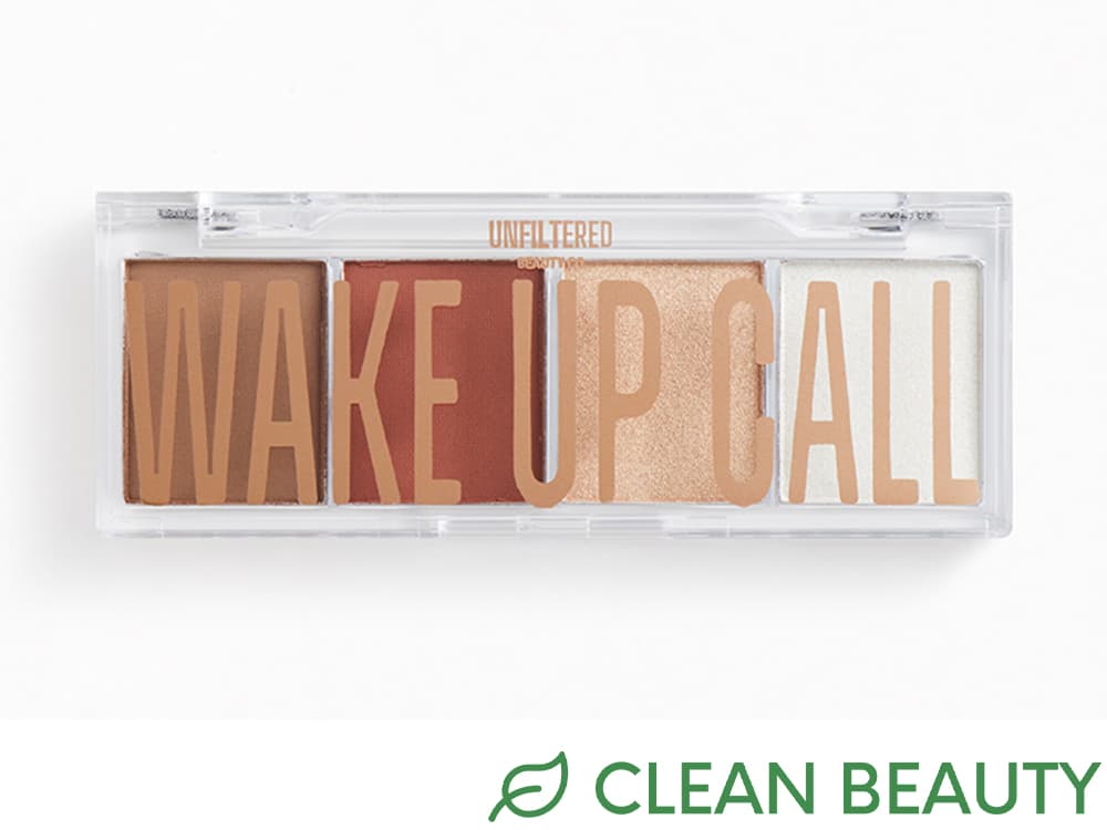 UNFILTERED BEAUTY CO Wake Up Call Eyeshadow Palette in Morning Brew_Clean