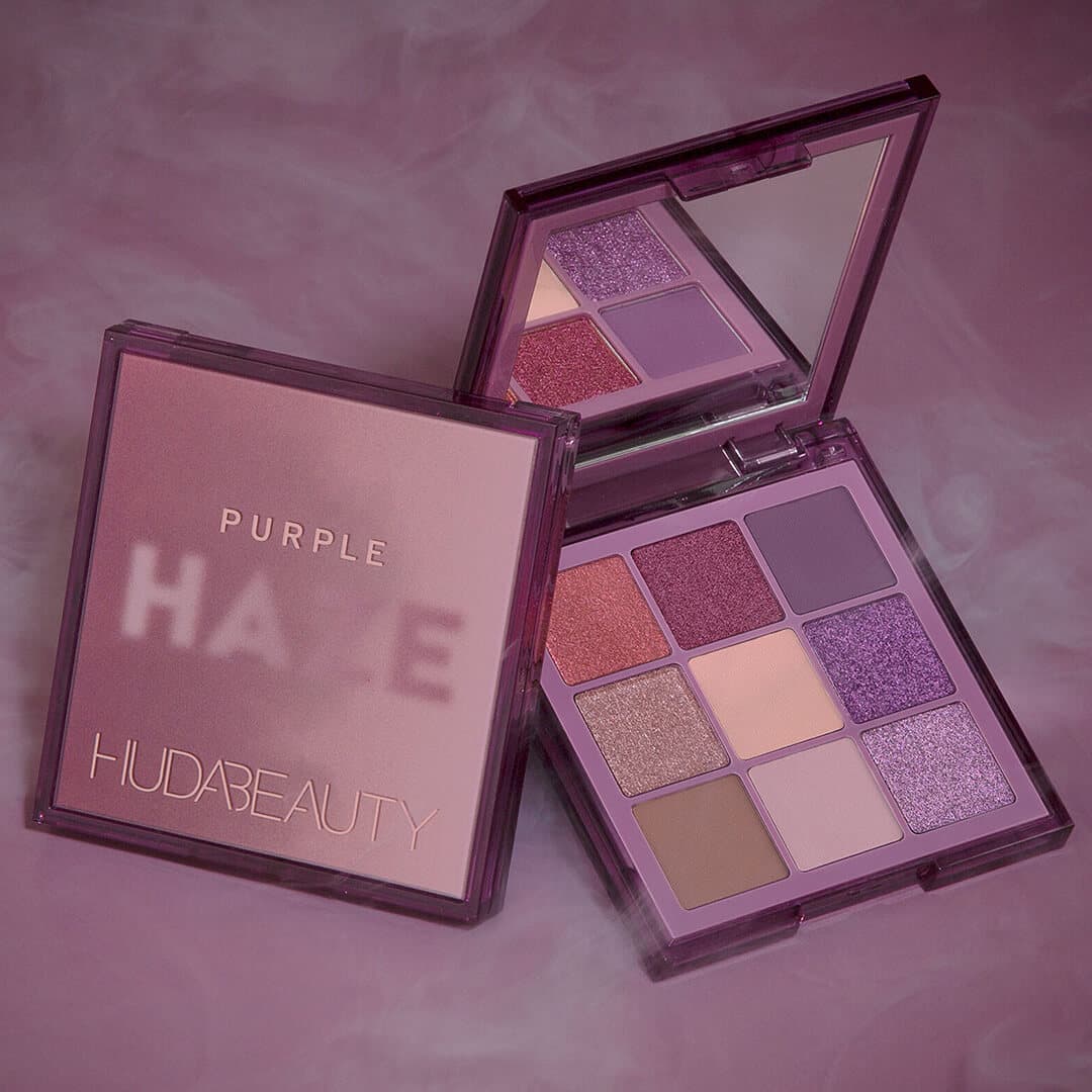 HUDA BEAUTY Haze Obsessions Eyeshadow Palette in Purple