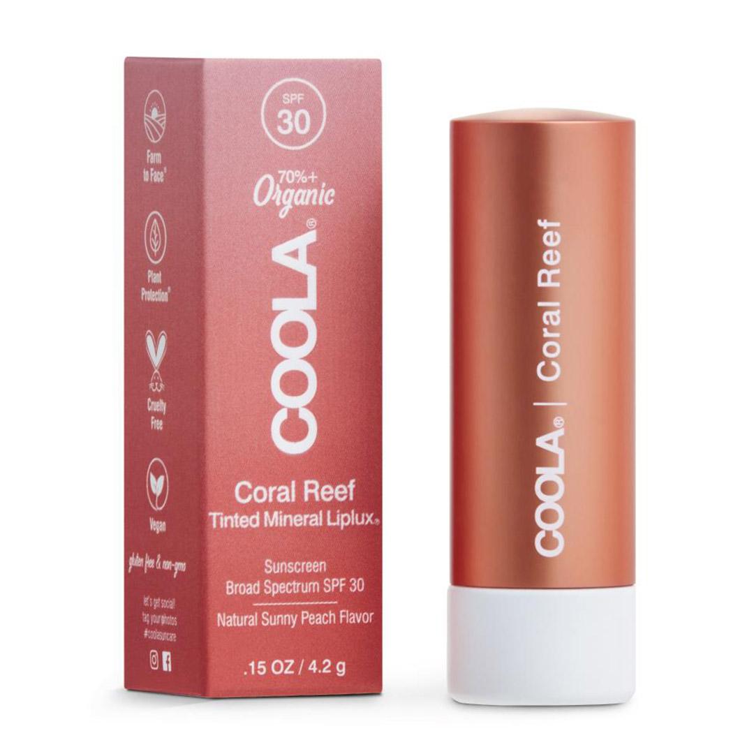 COOLA SUNCARE Mineral Liplux Organic Tinted Lip Balm Sunscreen SPF 30 