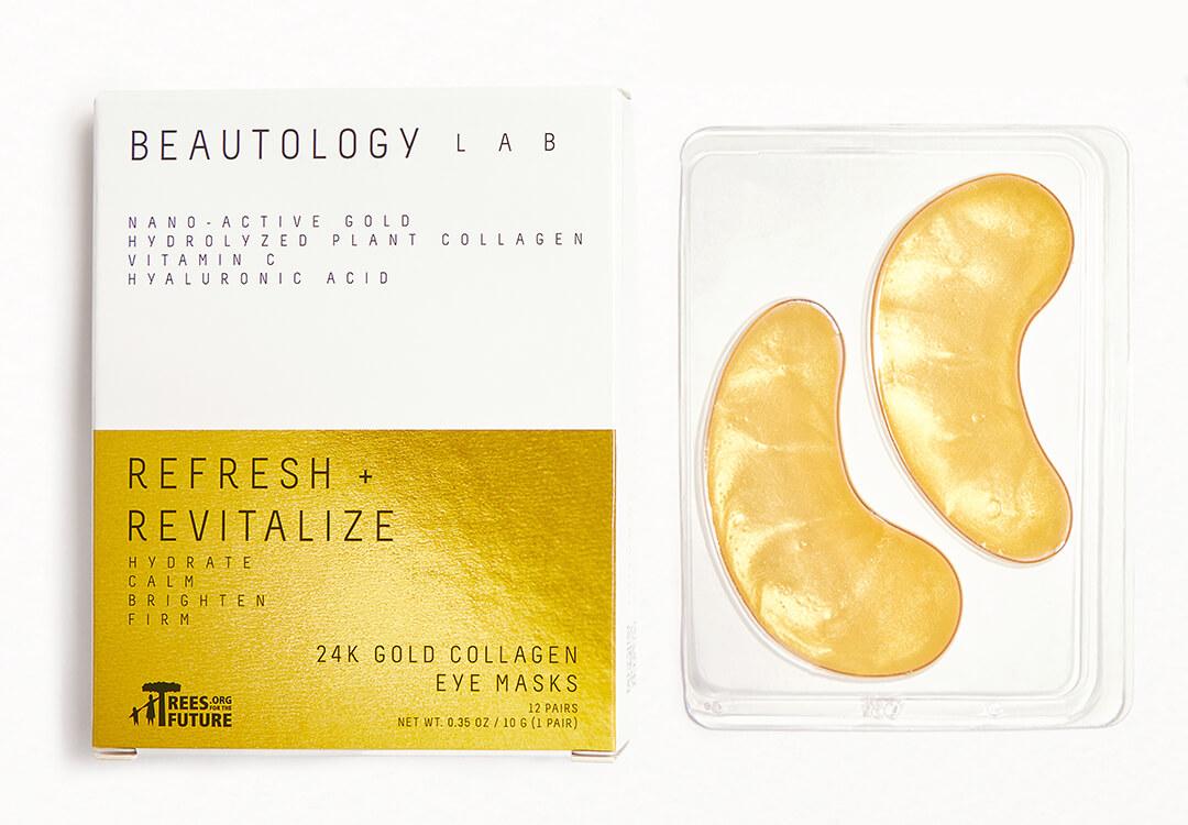 BEAUTOLOGY REFRESH + REVITALIZE 24K Gold Collagen Eye Masks
