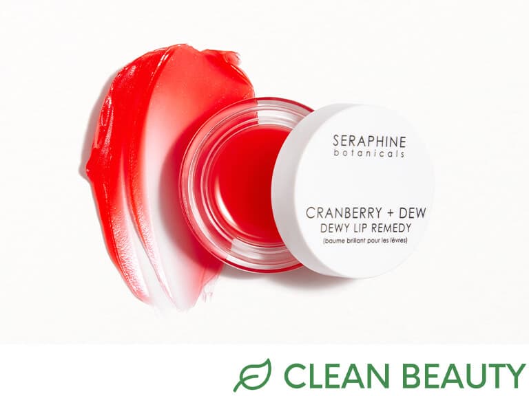SERAPHINE BOTANICALS Cranberry + Dew - Dewy Lip Remedy _Clean