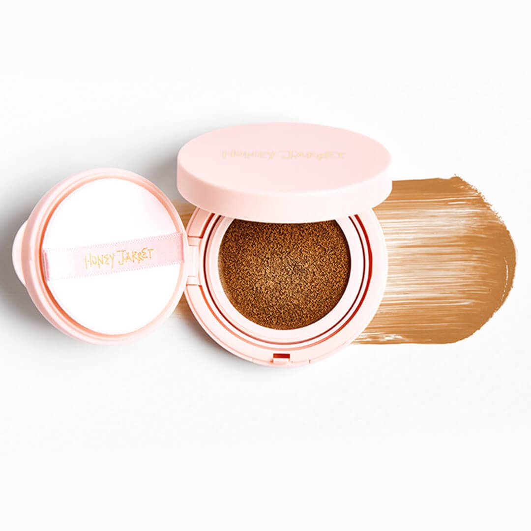 HONEY JARRET Clean Cover Cushion Foundation in Tan Cocoa